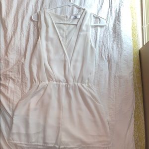 Women’s White Romper